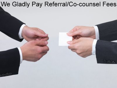 Miami injury lawyer pays referral & co-counsel fees