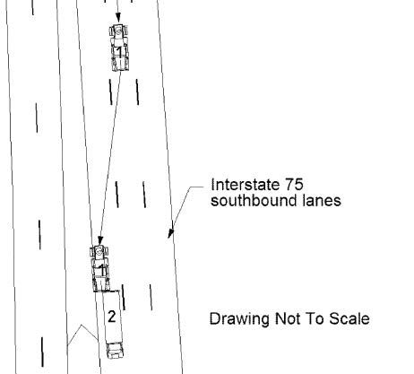 diagram from Florida Traffic crash report