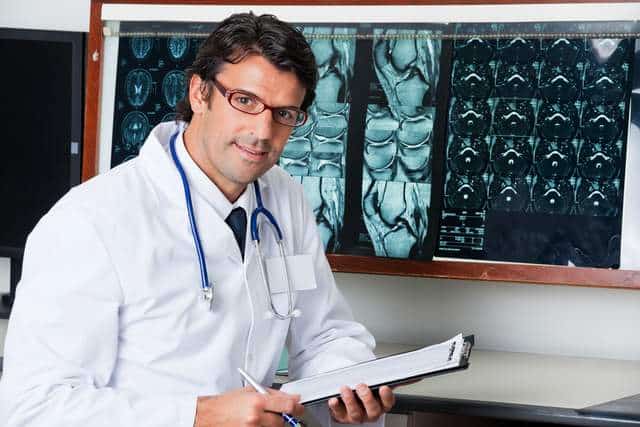 Miami lawyer review Radiologist records and bills for a slip, trip fall accident case