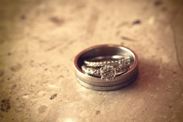 Wedding rings.