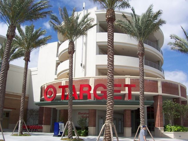 Entrance to Target Store in Midtown, Miami-Dade County, Florida