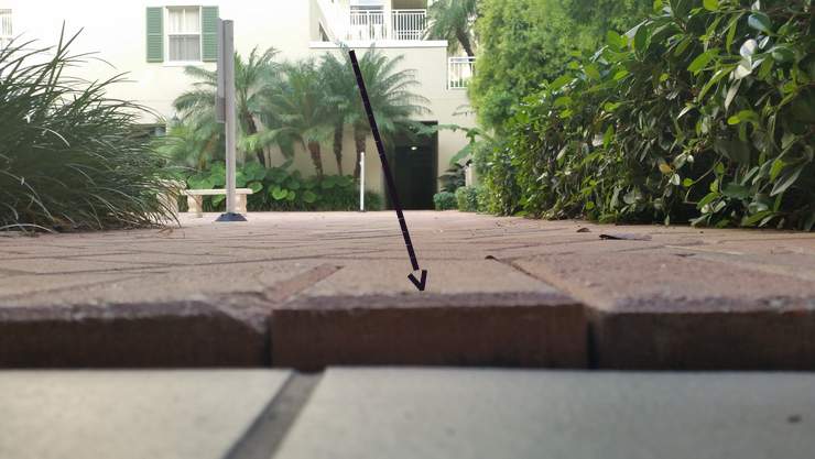 Uneven flooring at a condominium building in Pinecrest, Miami-Dade County, Florida