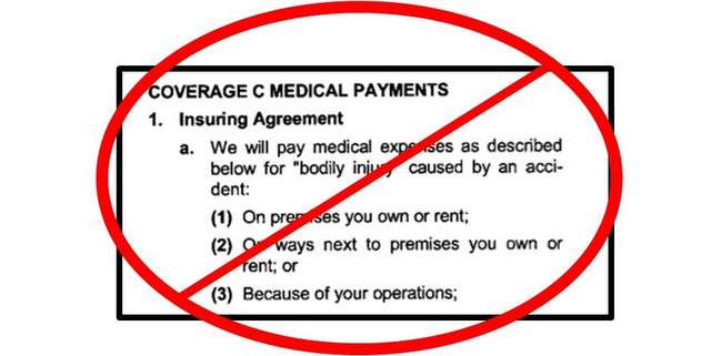 No Medical Payments Coverage