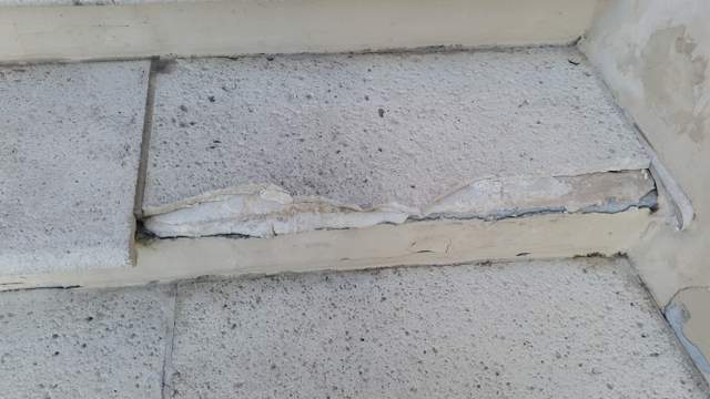 Missing-Broken tile at Miami Beach golf and country club 