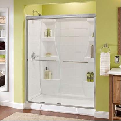 Shower glass door