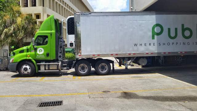 Publix 18 wheeler truck