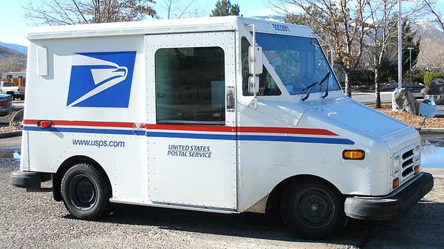 Small United States (USPS) Postal Truck (Lightweight)