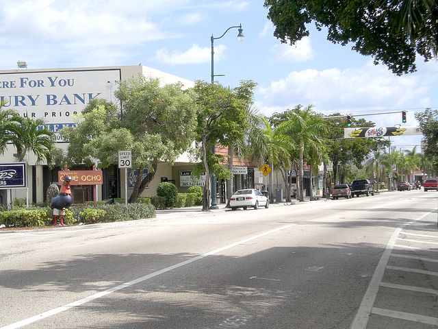 Calle Ocho in Little Havana, Florida