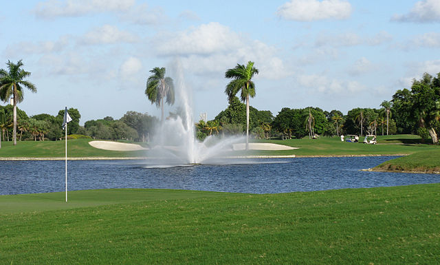 Golf course at the Trump National Doral Miami