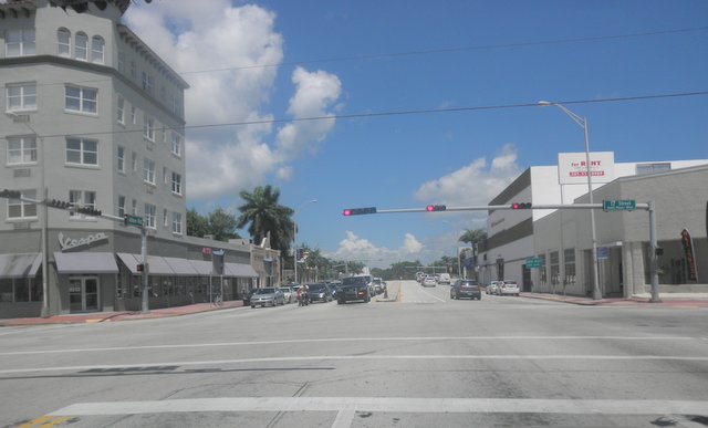 17th street and Alton Road on South Beach (Miami Beach), Florida