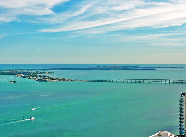 Rickenbacker Causeway in Key Biscayne