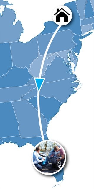 New jersey sales to florida