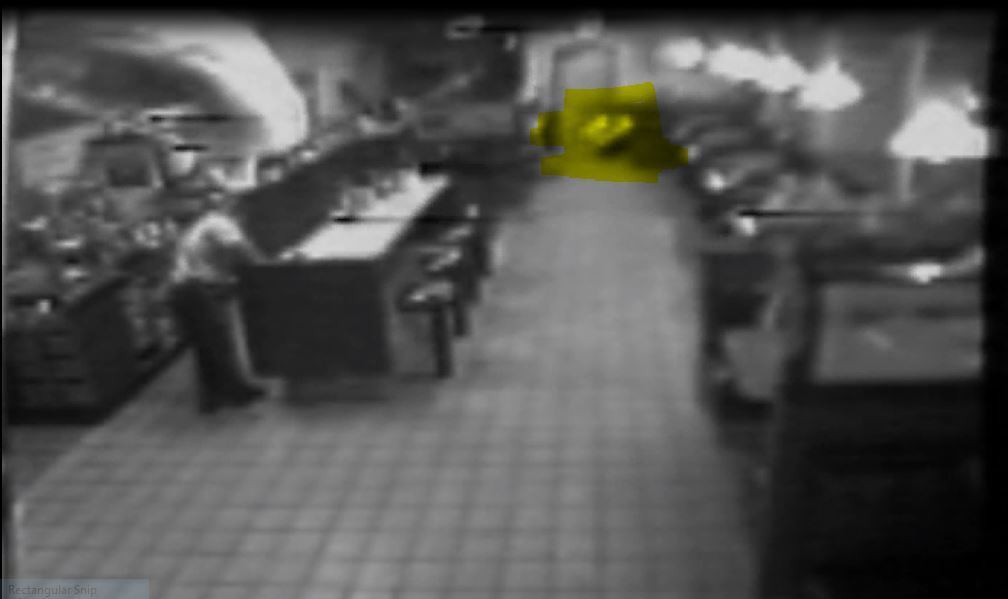 guest on floor at denny's restaurant after fall