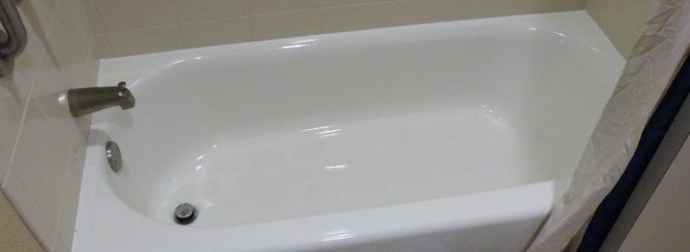 bathtub at a hotel