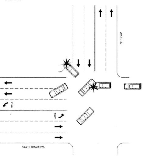 Actual Crash Diagram