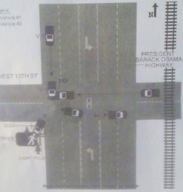 accident diagram west 13 street