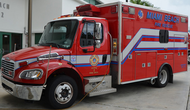 Miami Beach Fire Rescue ambulance