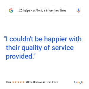 "I couldn't be happier with their quality of service provided." Google 5 star review