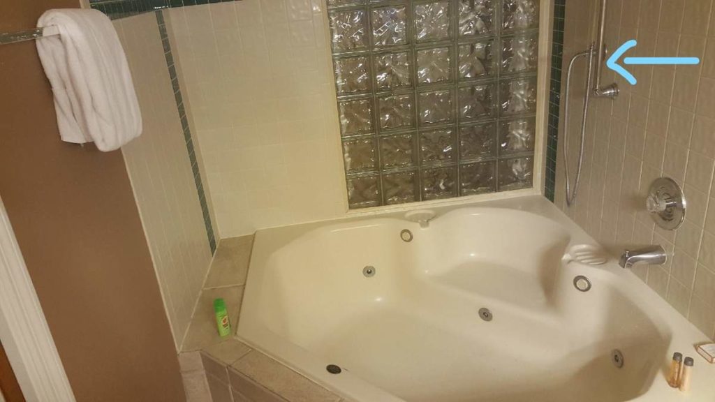 Woman fell in this tub and suffered personal injury