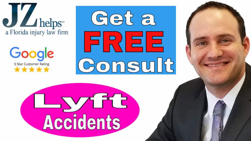 Free consultation with JZ helps (a Florida injury law firm) Lyft accidents