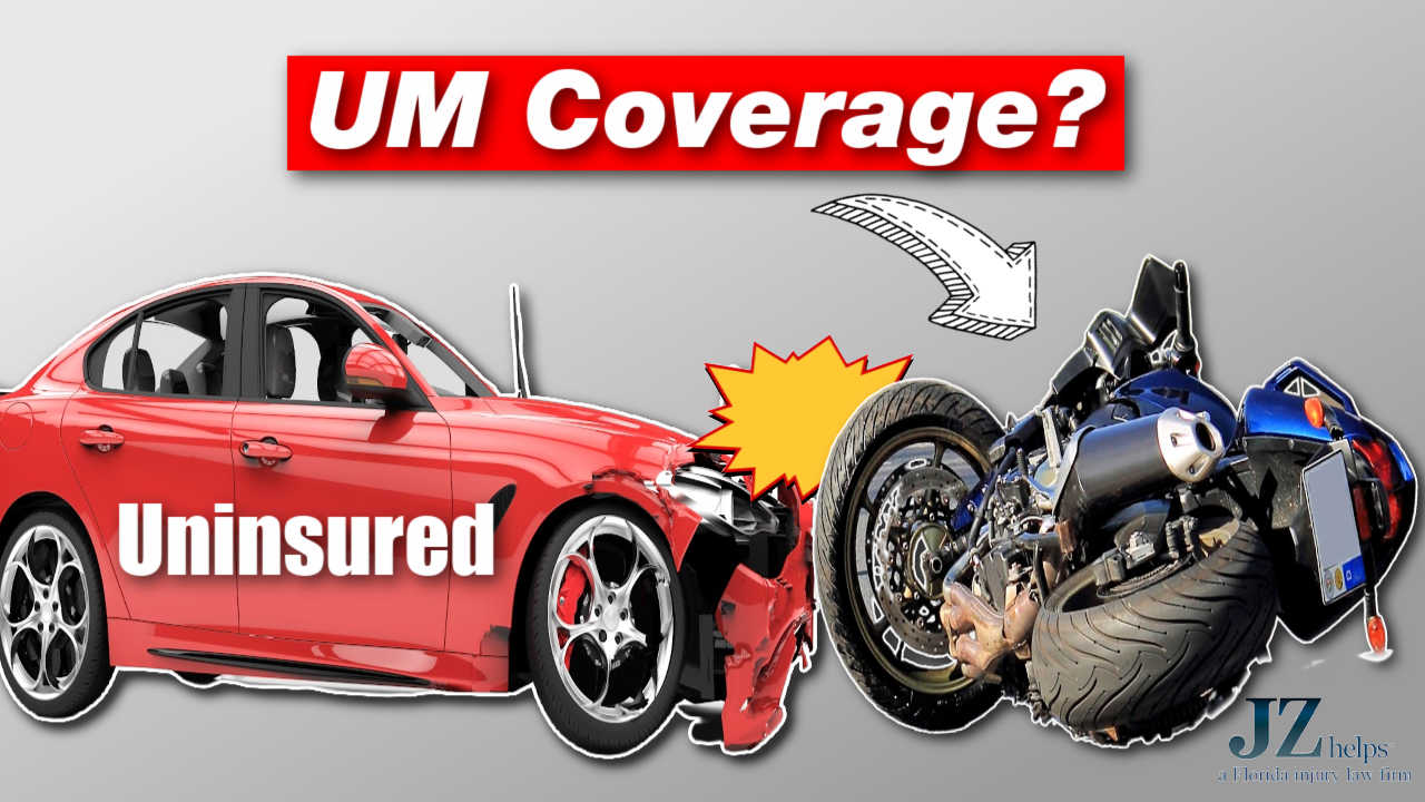 uninsured motorist insurance coverage motorcycle rider hit by car 