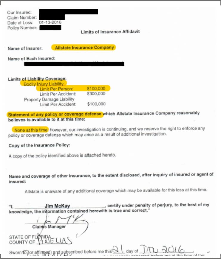 Allstate Car Accident Settlement Amounts (Pain and Suffering and more)
