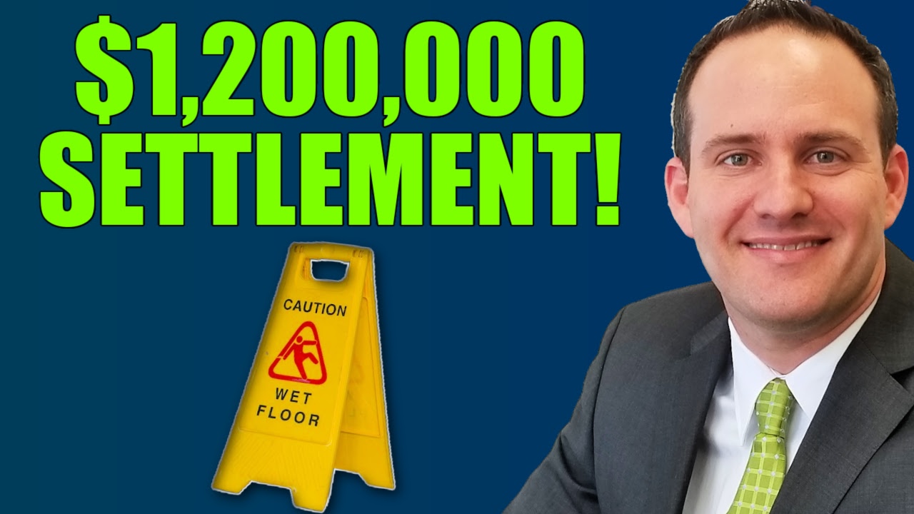 $1,200,000 Settlement slip and fall (attorney Justin Ziegler)